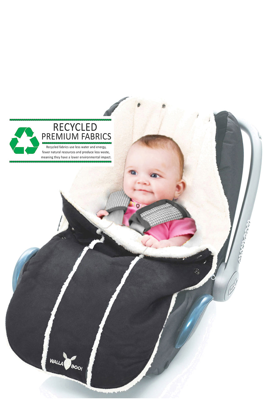 Car Seat Fur Cosy Toes Carrycot Cosy Toes Faux Suede Car Seat