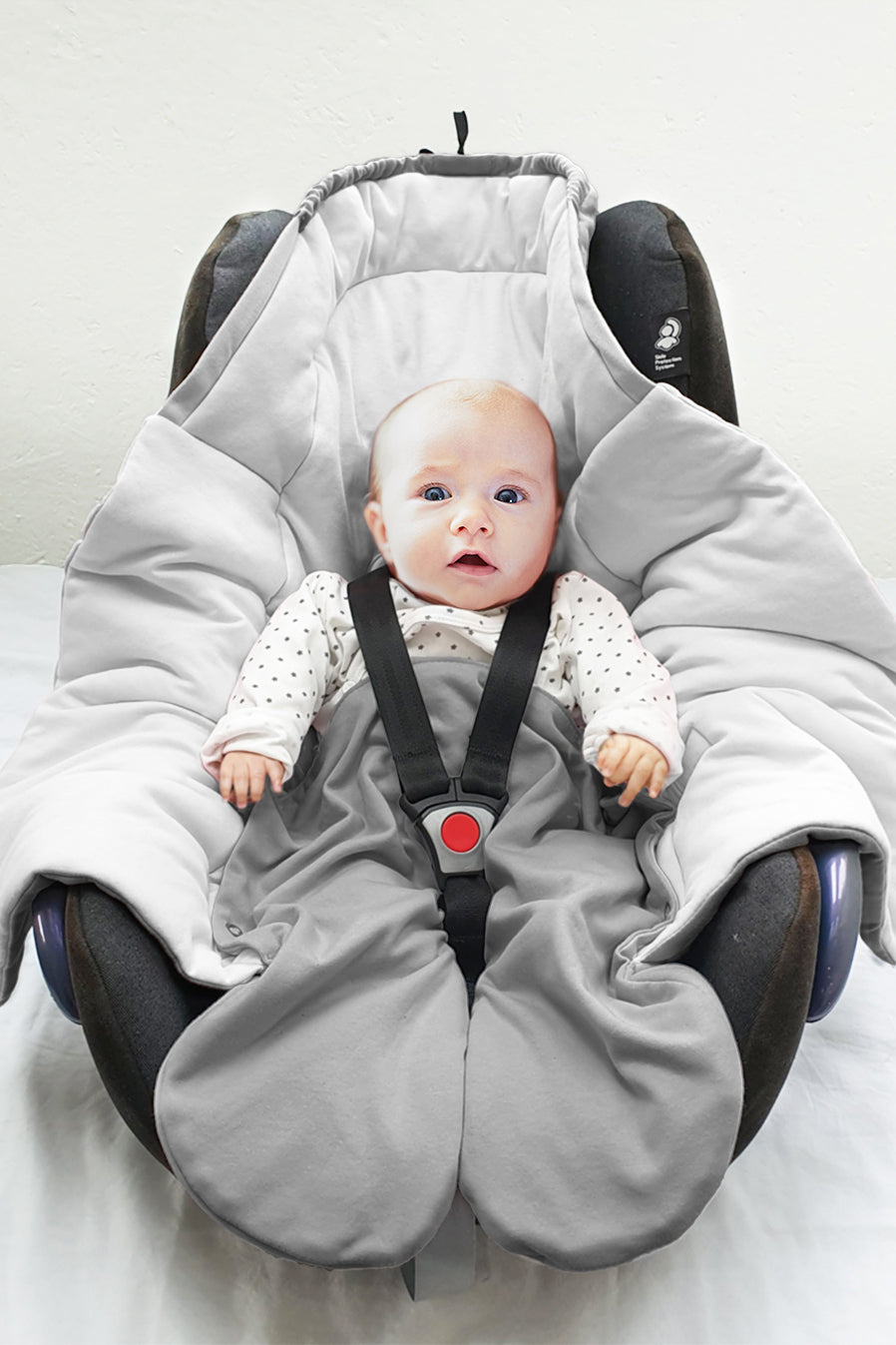 Couverture bébé grande taille pour siège auto et poussette en